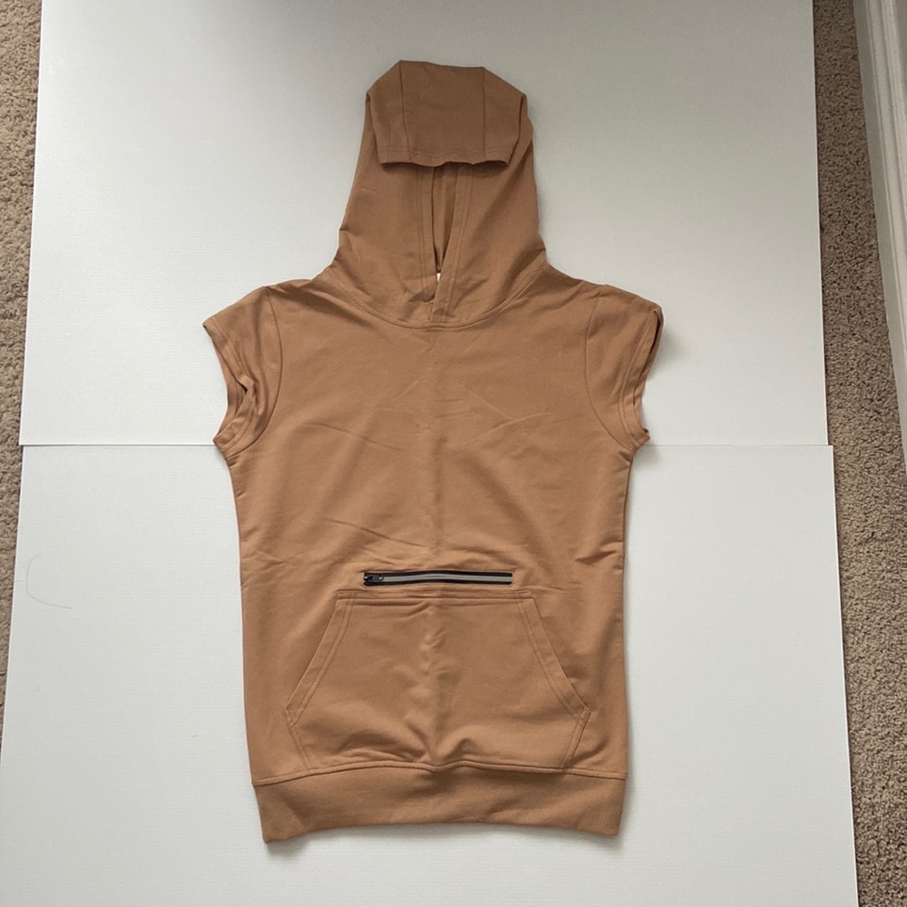New sleeveless hoodie - never been worn.